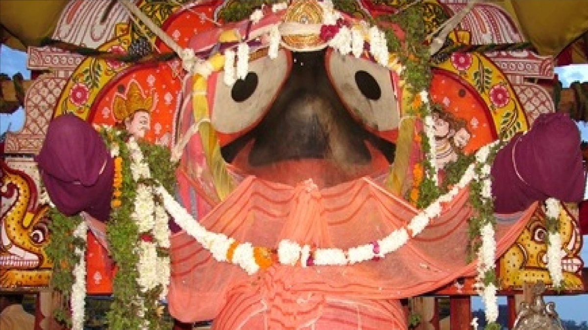श्री जगन्नाथ चेतना द्वापर युग में श्री कृष्ण के देहत्याग, कंटिलो नीलमाधव और दारुब्रह्म प्राकट्य का दृश्य