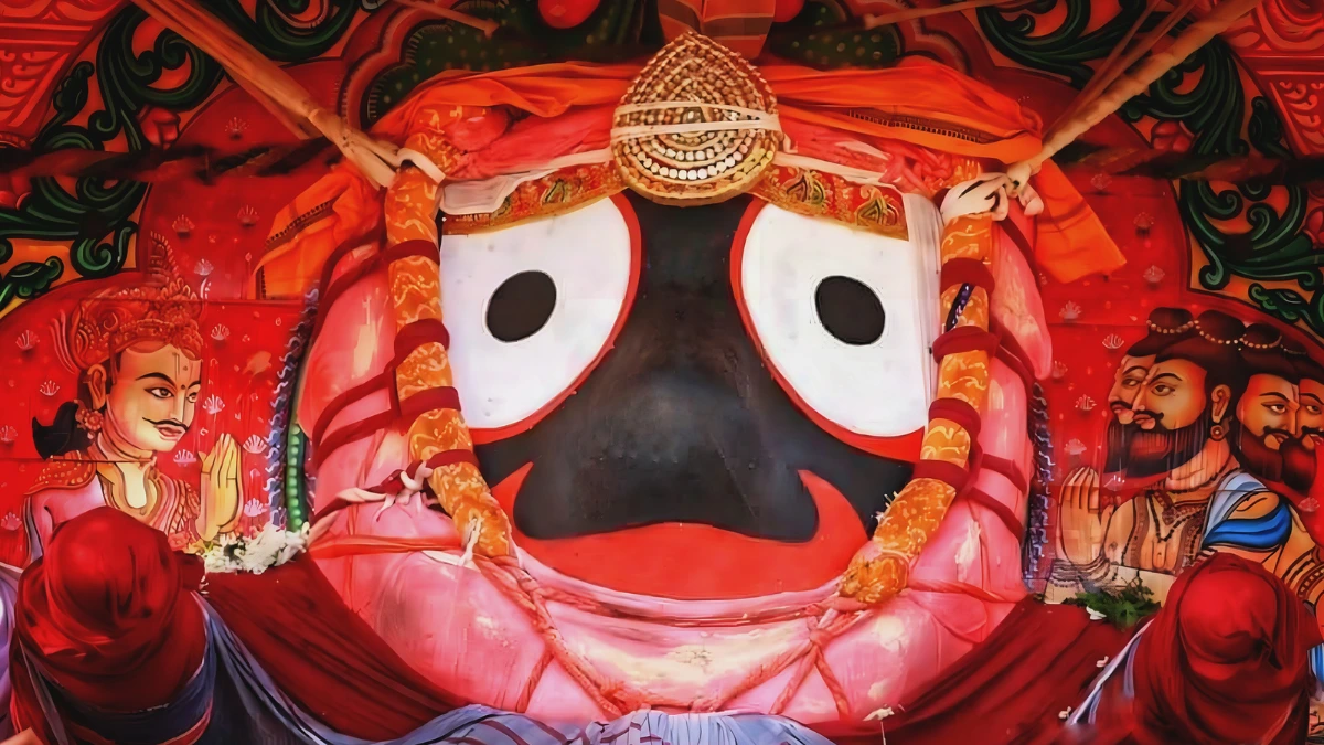 श्री जगन्नाथ चेतना कालापहाड़ के आक्रमण के समय मारदा मंदिर में महाप्रभु जगन्नाथ के विग्रह की रक्षा करते सेवक